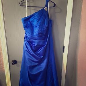 David’s bridal- royal blue bridesmaid dress